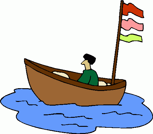 Boating clipart boat man. Ship clip art black