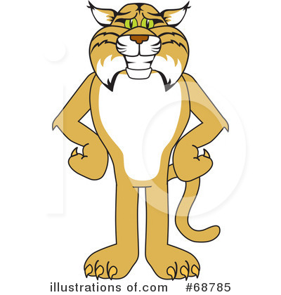 Illustration by toons biz. Bobcat clipart character
