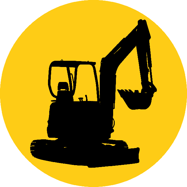 Micro hire manchester x. Excavator clipart digger