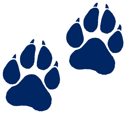 Paw pencil and in. Bobcat clipart print