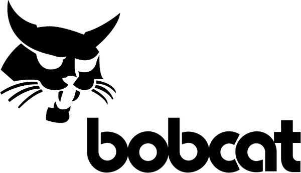Loader free vector download. Bobcat clipart svg