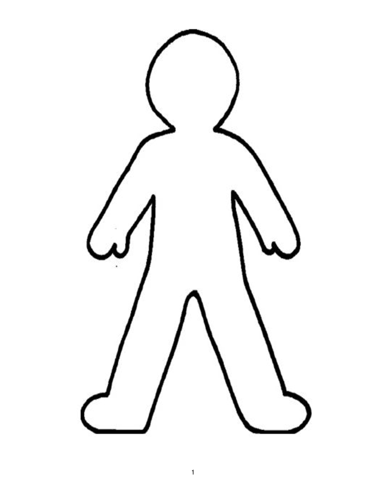 Body clipart. Free outline cliparts download