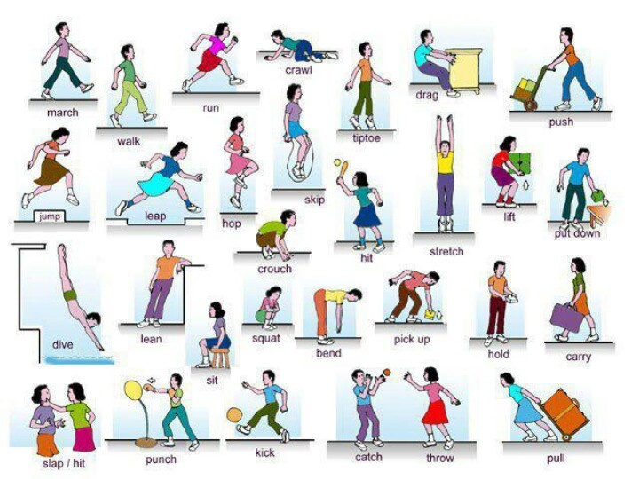  best learning english. Body clipart body movement