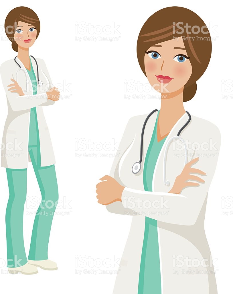 Body clipart doctor. Woman station 