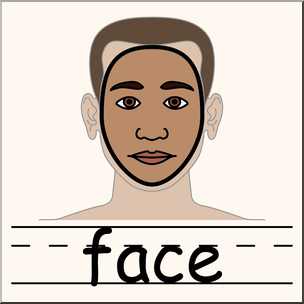 Body clipart face. Clip art parts of