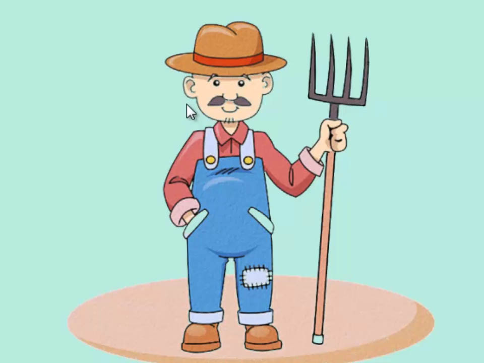 How to draw a. Body clipart farmer
