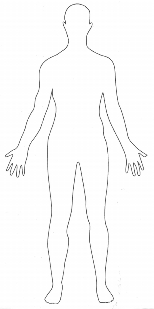 body clipart simple human