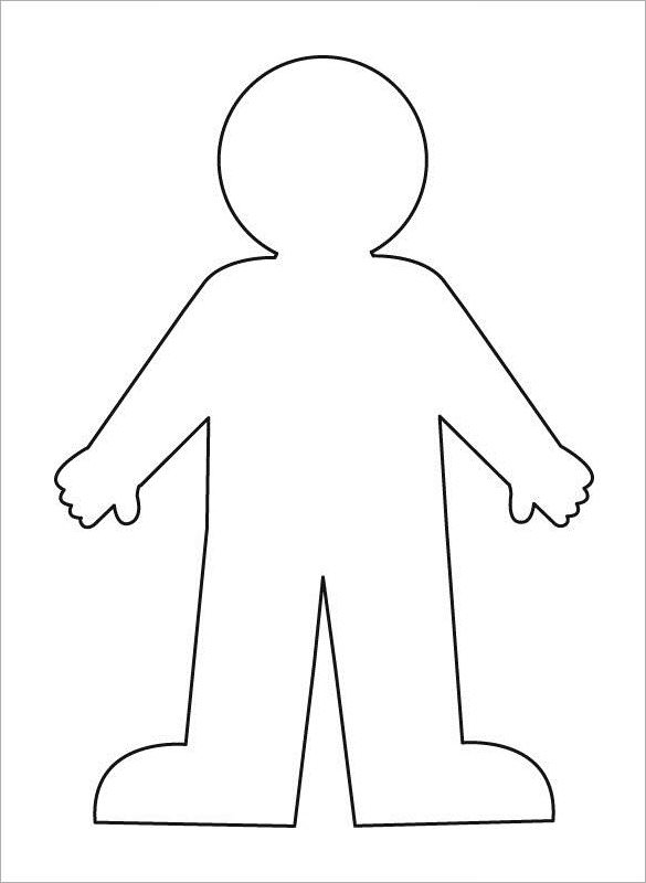 body clipart simple human