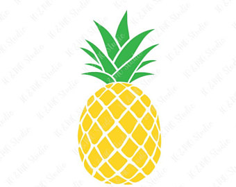 boho clipart pineapple