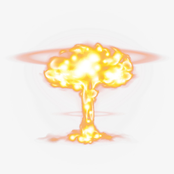 Chart atomic nuclear weapon. Bomb clipart animated