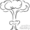 Royalty free nuclear mushroom. Bomb clipart cloud