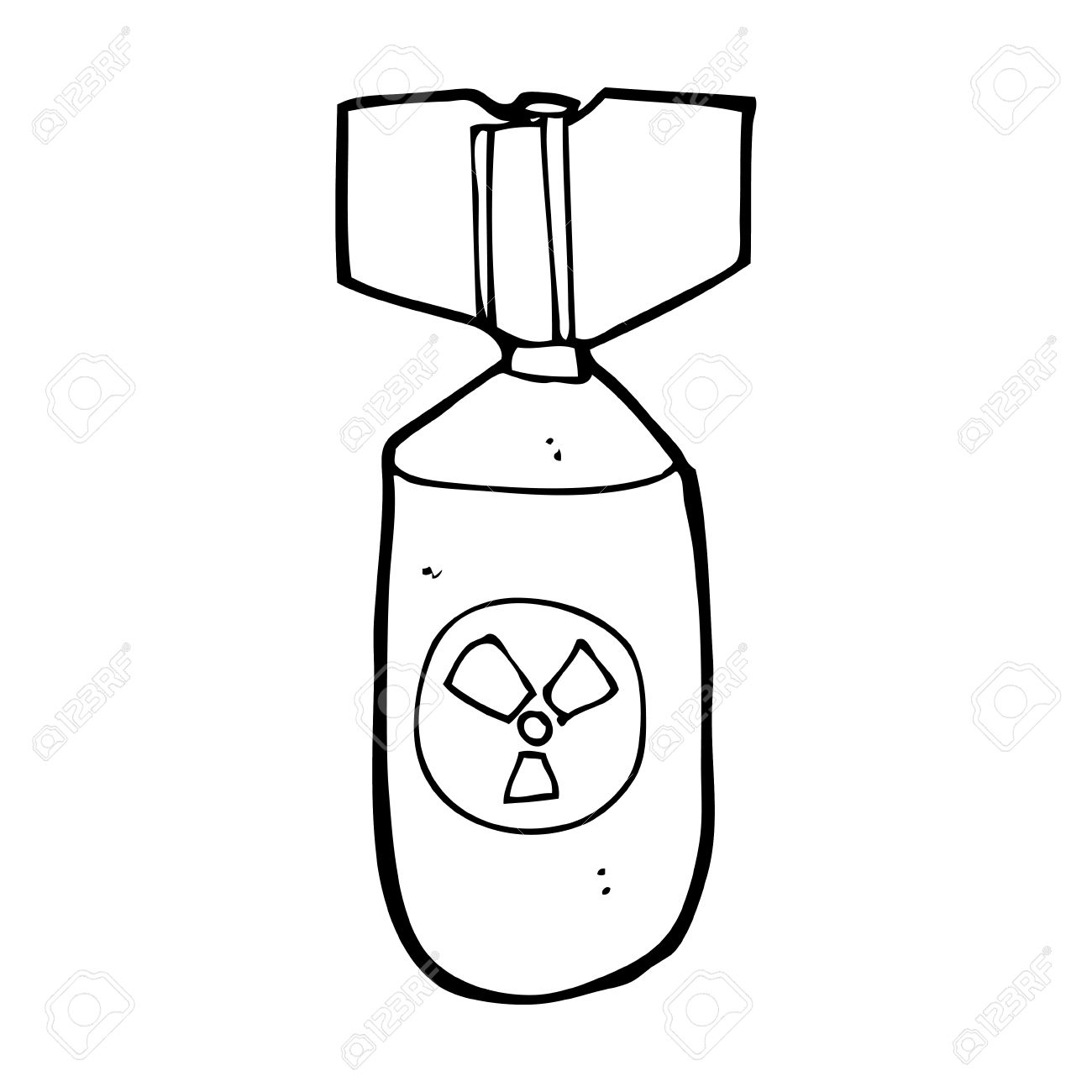 Bomb clipart drawing. Nuclear at getdrawings com