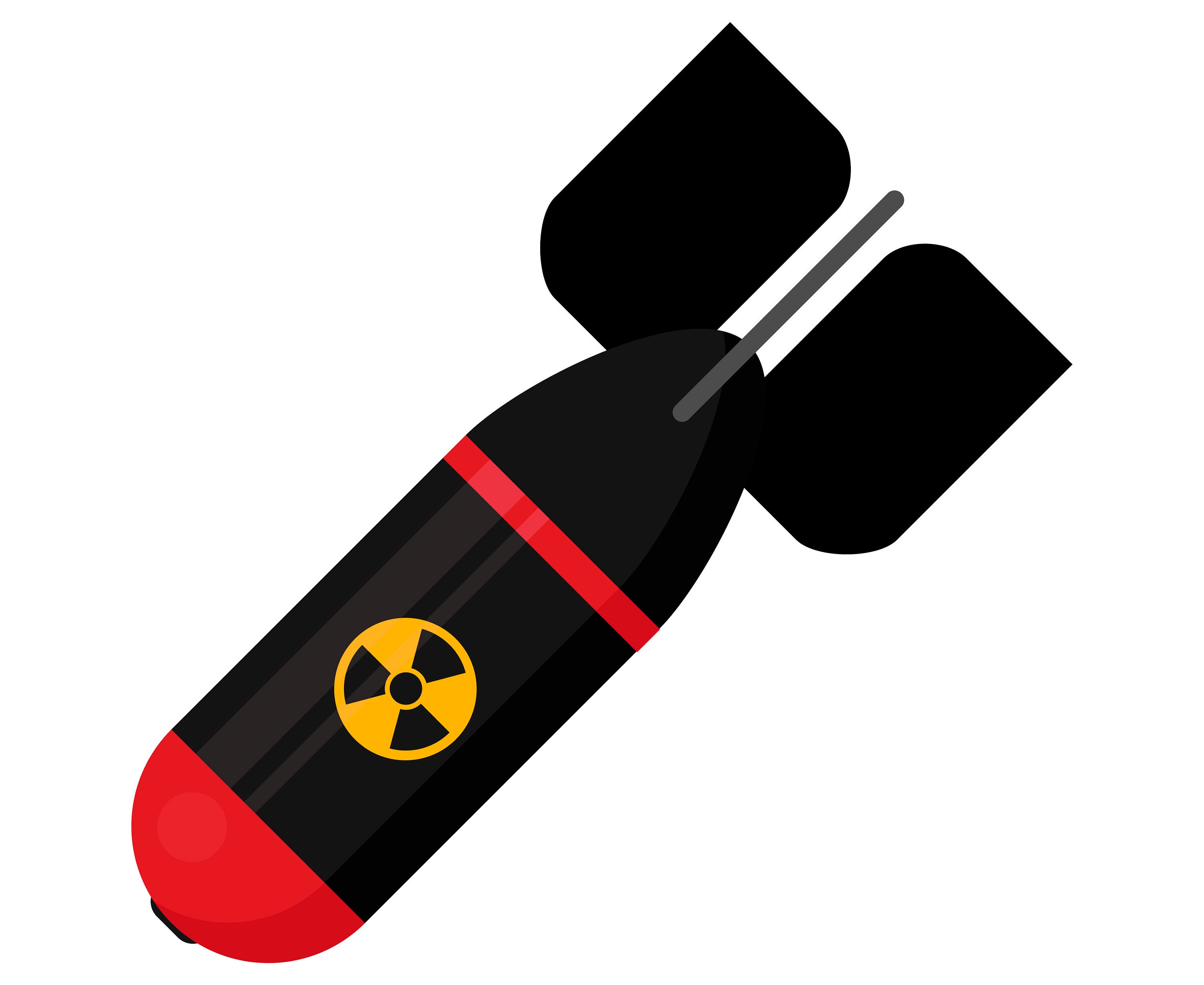 Bomb clipart nuclear warhead. Download for free png