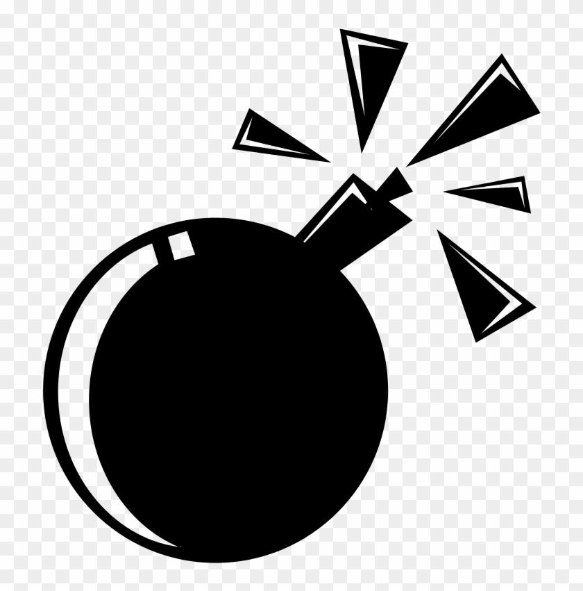 bomb clipart silhouette