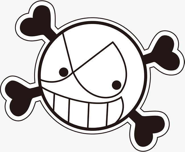 Black grin smiling face. Bomb clipart simple
