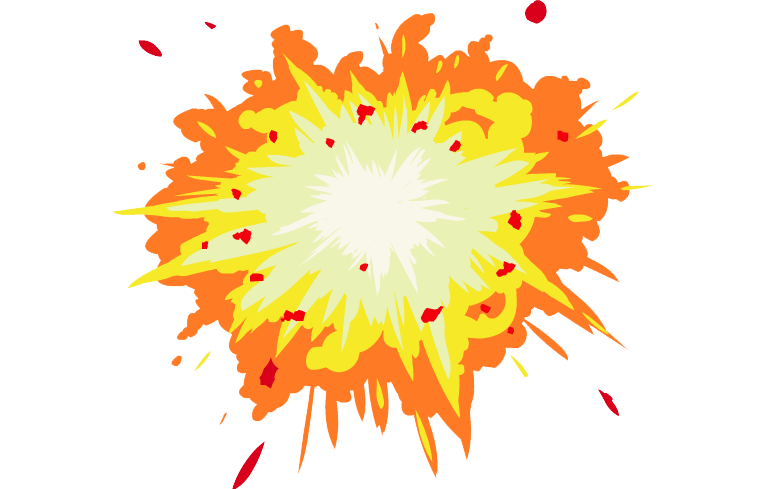 Moving clipart explosion. Png images nuclera free