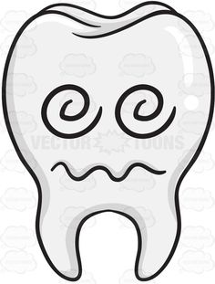 Angry vector and teeth. Bone clipart bone tooth