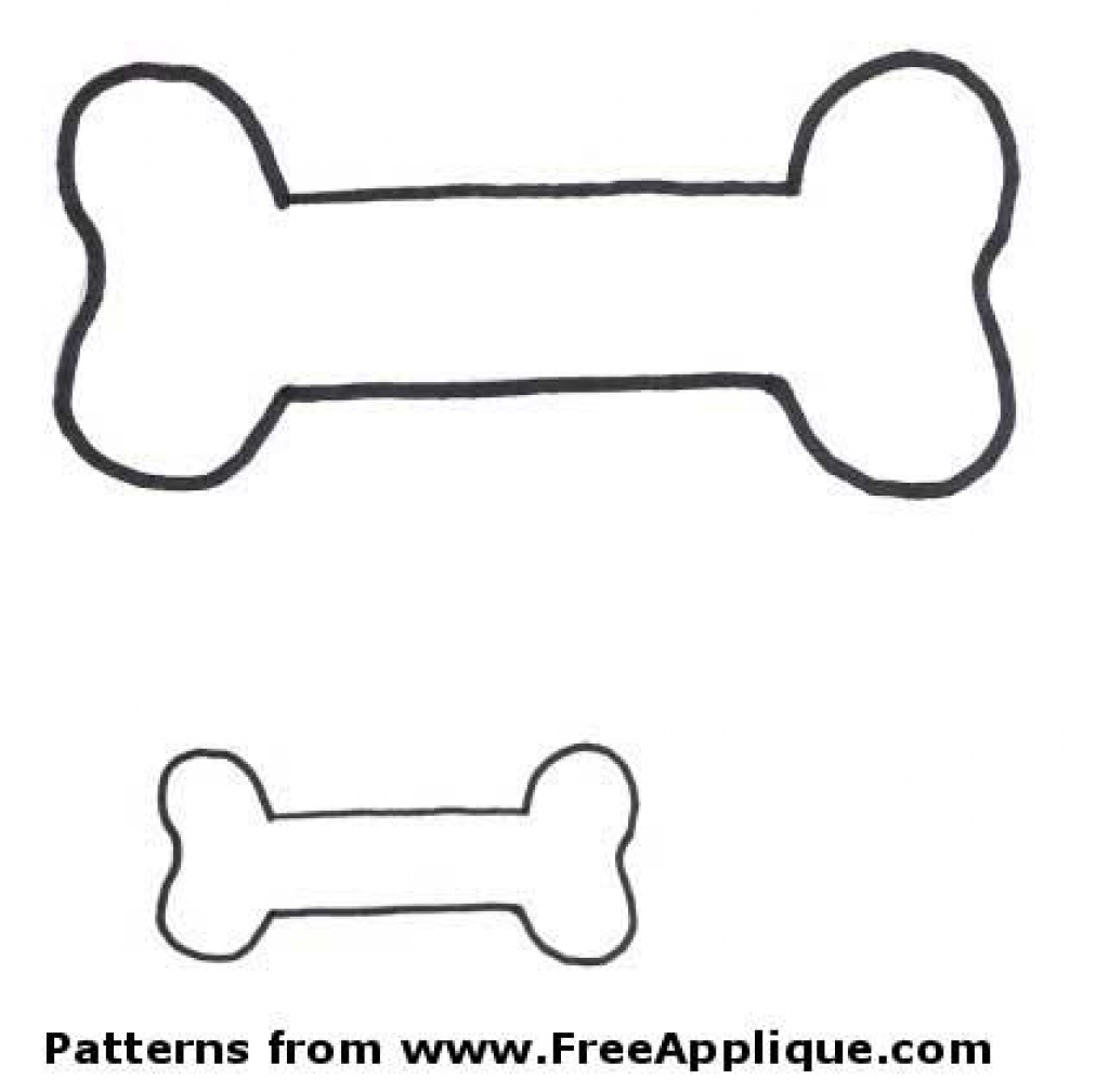 Dog bone coloring pages. Bones clipart easy