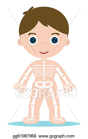 Bone clipart kid. Vector bones illustration gg