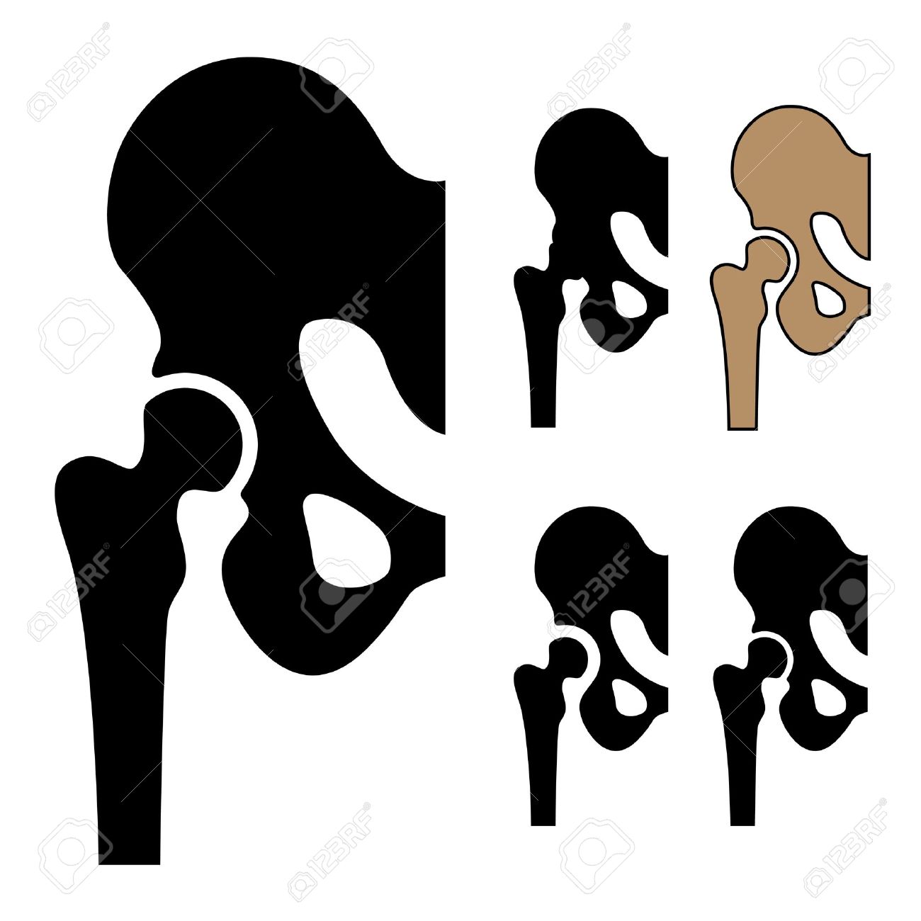 Bone clipart silhouette. At getdrawings com free