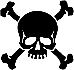 Bone clipart skull. And bones pirates pinterest