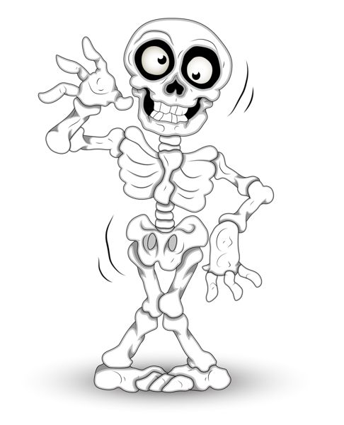 bones clipart animated