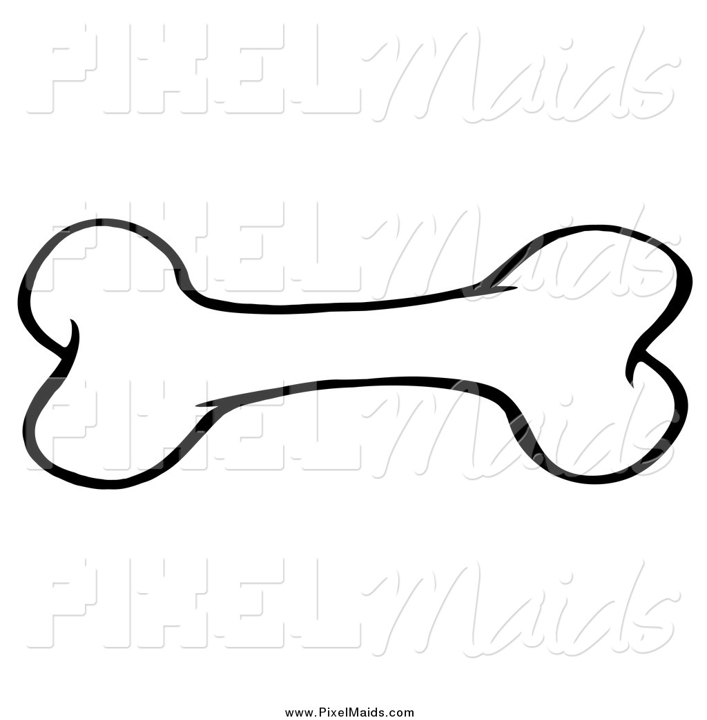 Bone clipart coloring page. Pages cilpart amazing ideas
