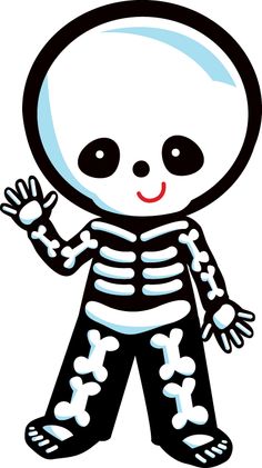 Bones clipart cute. Skeleton free download best