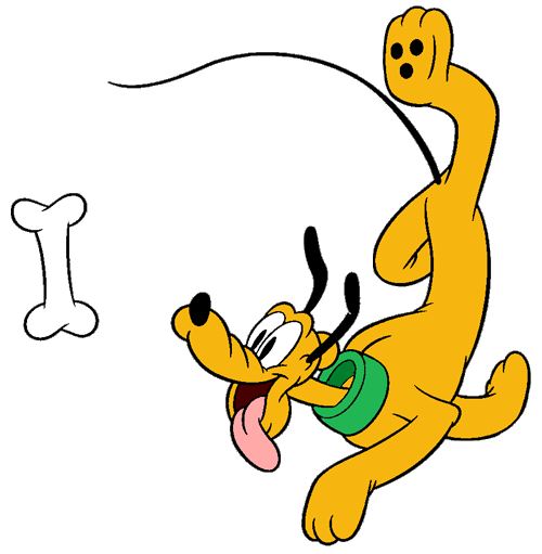 bones clipart pluto