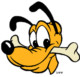 bones clipart pluto