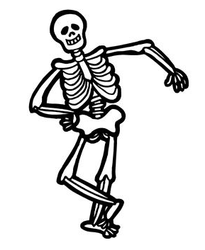 Bone clipart skeleton. Tennis court cliparts for