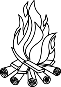 Bonfire clipart black and white. Free cliparts download clip