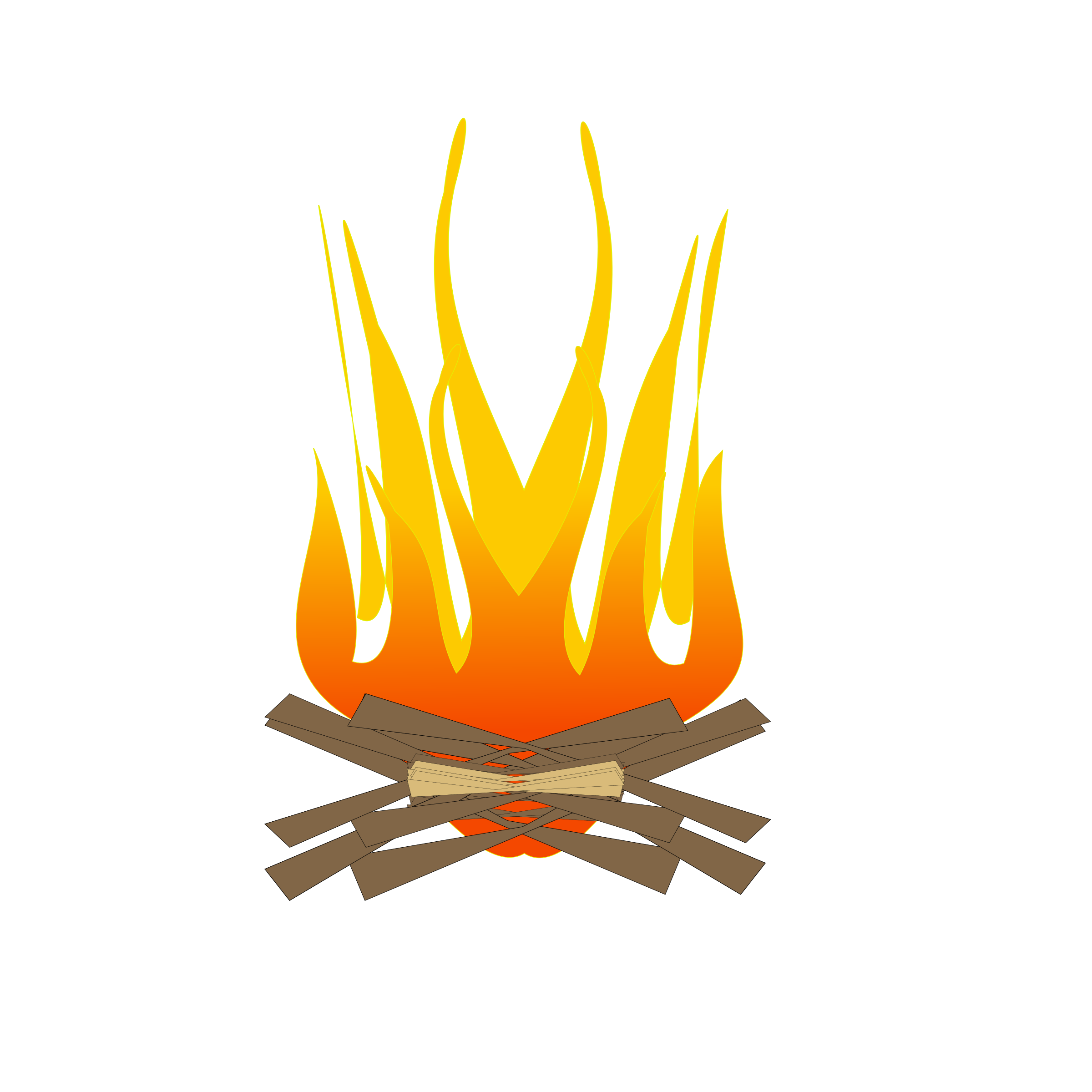 flames clipart yellow flame
