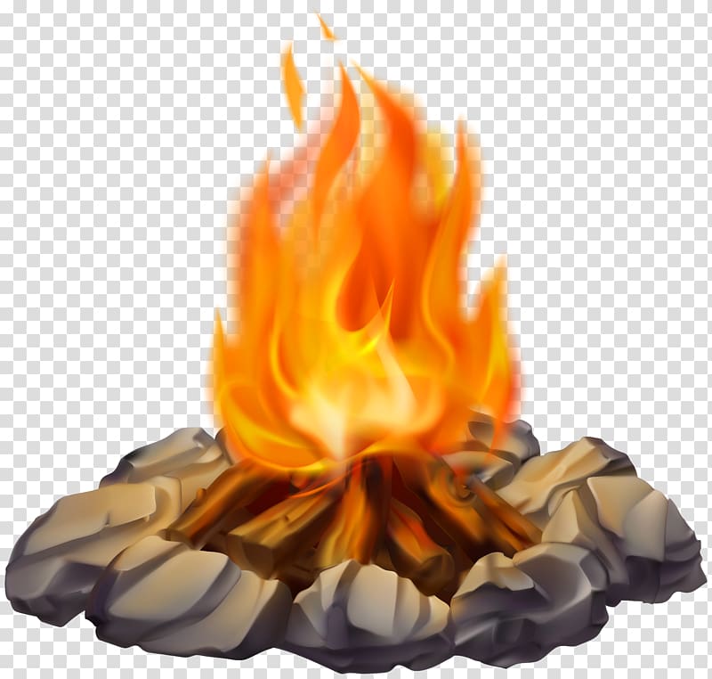 bonfire clipart fireplace flame