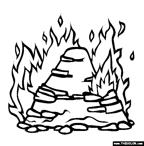 bonfire clipart holi