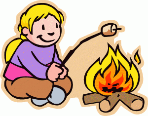 bonfire clipart kid