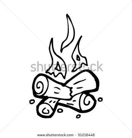 Bonfire clipart simple. Free campfire drawing download