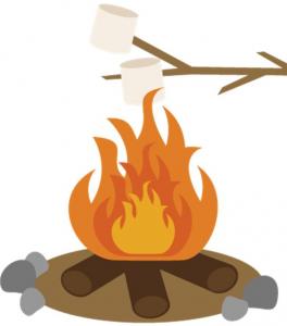 S mores harry meyering. Bonfire clipart smore