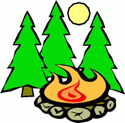 bonfire clipart tree