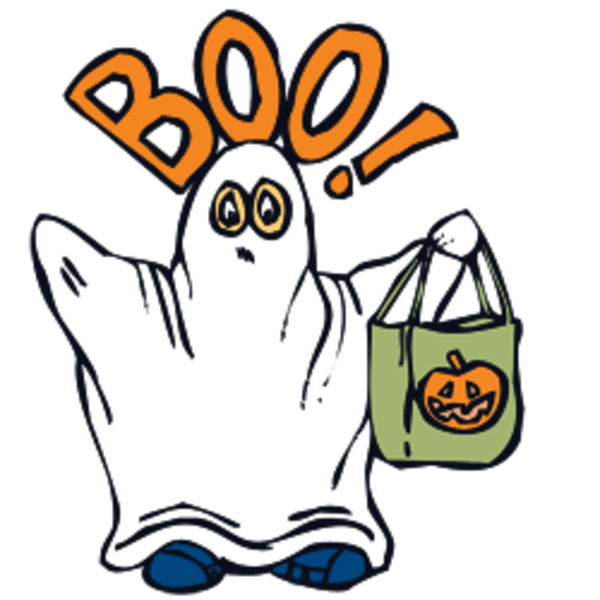 collection of boo. Clipart ghost kid