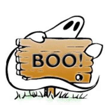 boo clipart word