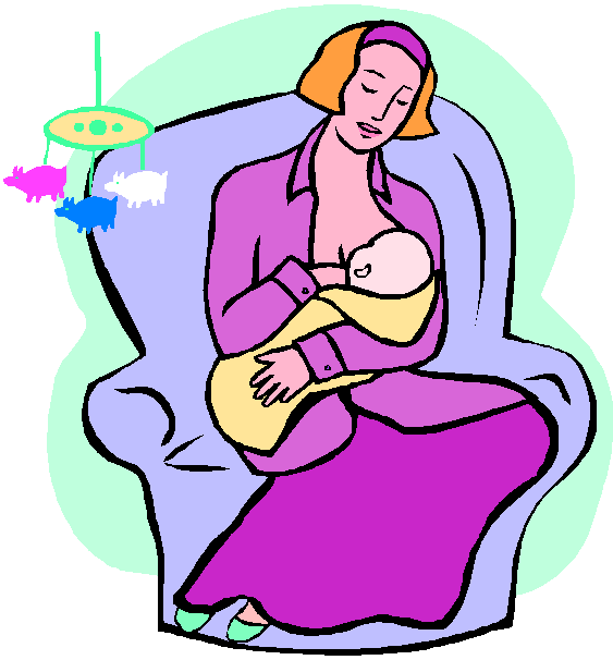 mother clipart breast feeding