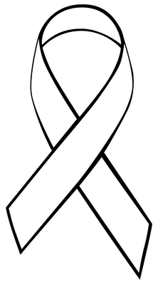 cancer clipart black and white