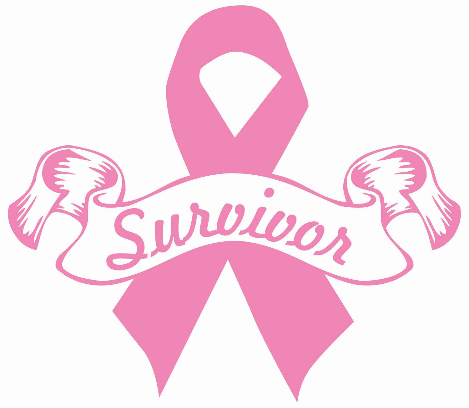 boobs clipart survivor ribbon