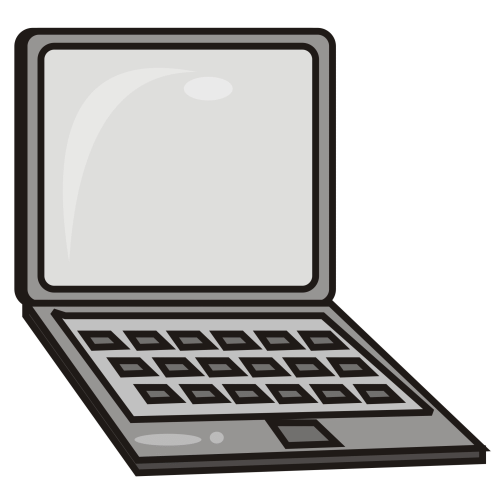 book clipart laptop