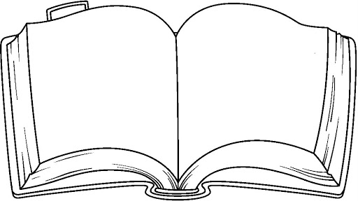 book clipart outline
