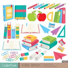 books clipart supply