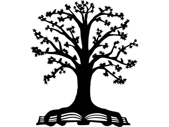 book clipart tree