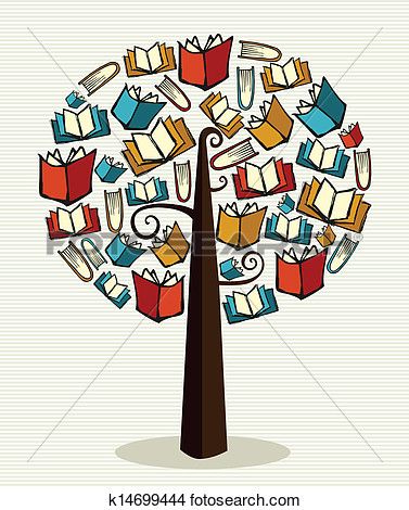tree clipart book