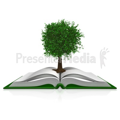 books clipart tree